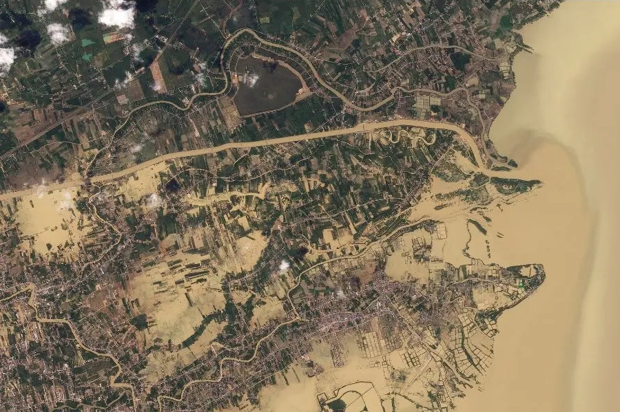 Landscape permanently altered by mudslide